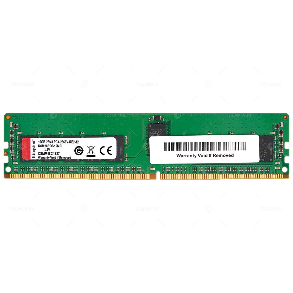 KSM26RD8-16MEI  KINGSTON DDR4 16GB 2RX8 PC4-21333 2666MHZ RDIMM CL19